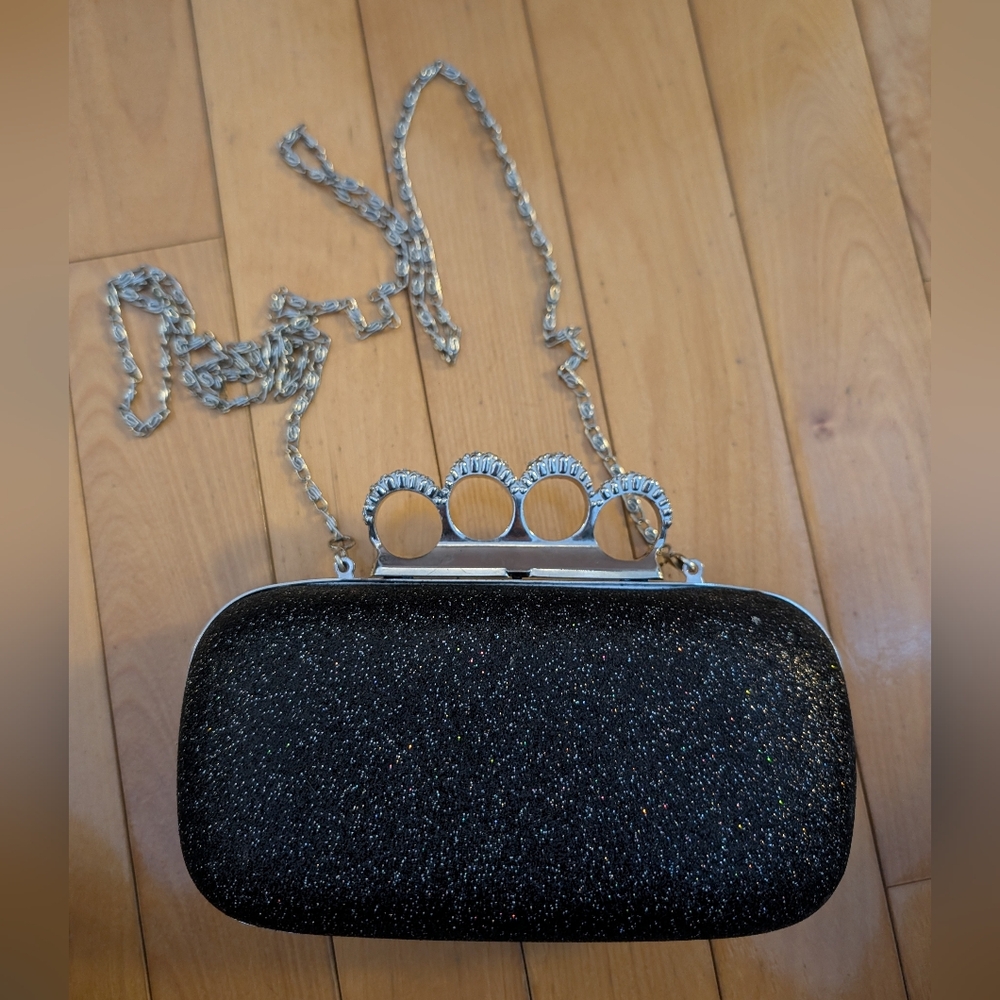 Hard-sided Sparkly Handbag